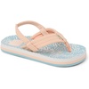 image:imageREEF Girls ToddlerLittle Kid Ahi Beach Flip Flop Soft Cushion Footbed Water FriendlyPeachblue Animal
