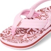 image:imageREEF Girls ToddlerLittle Kid Ahi Beach Flip Flop Soft Cushion Footbed Water FriendlyPink Modern Floral