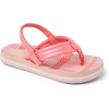 image:imageREEF Girls ToddlerLittle Kid Ahi Beach Flip Flop Soft Cushion Footbed Water FriendlyPink Plaid