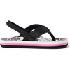 image:imageREEF Girls ToddlerLittle Kid Ahi Beach Flip Flop Soft Cushion Footbed Water FriendlyPinkBlack Floral