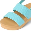 image:imageREEF Girls ToddlerLittle Kid Water Vista Platform Sandal Water Friendly Adjustable StrapCapri