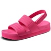image:imageREEF Girls ToddlerLittle Kid Water Vista Platform Sandal Water Friendly Adjustable StrapHot Pink