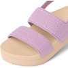 image:imageREEF Girls ToddlerLittle Kid Water Vista Platform Sandal Water Friendly Adjustable StrapLavender