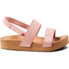 image:imageREEF Girls ToddlerLittle Kid Water Vista Platform Sandal Water Friendly Adjustable StrapPeach Parfait