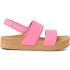 image:imageREEF Girls ToddlerLittle Kid Water Vista Platform Sandal Water Friendly Adjustable StrapPink CosmosTan