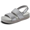 image:imageREEF Girls ToddlerLittle Kid Water Vista Platform Sandal Water Friendly Adjustable StrapSilver