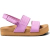 image:imageREEF Girls ToddlerLittle Kid Water Vista Platform Sandal Water Friendly Adjustable StrapTaffy