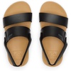 image:imageREEF Girls ToddlerLittle Kids Cushion Vista SandalBlackTan