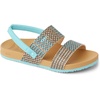 image:imageREEF Girls ToddlerLittle Kids Cushion Vista SandalBlue Raffia