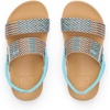 image:imageREEF Girls ToddlerLittle Kids Cushion Vista SandalBlue Raffia
