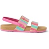 image:imageREEF Girls ToddlerLittle Kids Cushion Vista SandalPinkMulti Raffia