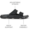 image:imageREEF Mens Oasis Adapt Slide SandalsBlackTaupe Marble