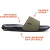 image:imageREEF Mens One Slide SandalsBlackOlive