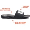 image:imageREEF Mens One Slide SandalsBlackWhite