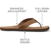 image:imageReef Mens Draftsmen Flip Flop SandalClassic Brown