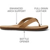 image:imageReef Mens Draftsmen Flip Flop SandalClassic Tan