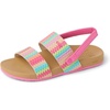 image:imageREEF Girls ToddlerLittle Kids Cushion Vista SandalPinkMulti Raffia