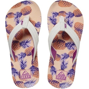 image:imageREEF Girls Kids Ahi Beach Flip Flop Soft Cushion Footbed Water FriendlyCoral Pineapples