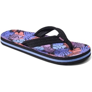 image:imageREEF Girls Kids Ahi Beach Flip Flop Soft Cushion Footbed Water FriendlyPurple Fronds