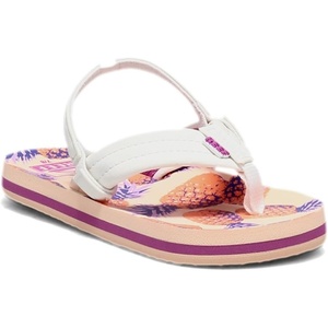 image:imageREEF Girls ToddlerLittle Kid Ahi Beach Flip Flop Soft Cushion Footbed Water FriendlyCoral Pineapples