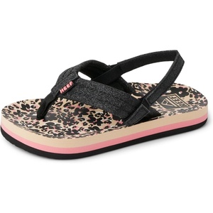 image:imageREEF Girls ToddlerLittle Kid Ahi Beach Flip Flop Soft Cushion Footbed Water FriendlyFloral Cheetah