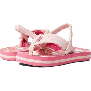 image:imageREEF Girls ToddlerLittle Kid Ahi Beach Flip Flop Soft Cushion Footbed Water FriendlyRainbows and Clouds
