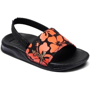 image:imageREEF Girls ToddlerLittle Kids One Slide SandalHibiscus Coral