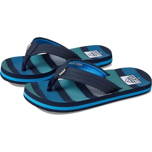 image:imageREEF Kids Ahi Beach Flip Flop Soft Cushion Footbed Water Friendly Deep Sea Stripes 4
