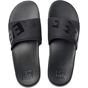 image:imageREEF Mens One Slide SandalsBlack All Black Alb