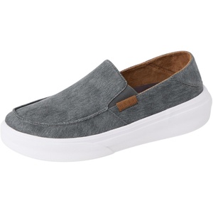 image:imageREEF Mens Swellsole Pacific Shoe Durable Washed Canvas Lightweight Soft Cushion FootbedSmoke Grey