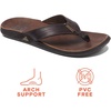 image:imageREEF Mens JBay III Leather Flip FlopsDark Browndark Brown
