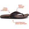image:imageREEF Mens JBay III Leather Flip FlopsDark Browndark Brown