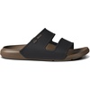 image:imageREEF Mens Oasis Double Up Waterproof SlidesFossilBlack