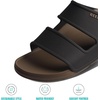 image:imageREEF Mens Oasis Double Up Waterproof SlidesFossilBlack
