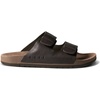 image:imageREEF Mens Ojai Two Bar Slide SandalBrown Leather