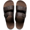 image:imageREEF Mens Ojai Two Bar Slide SandalBrown Leather