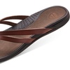 image:imageREEF Pacific Joy Womens Flip Flop Vegan Leather Strap and Soft Cushion FootbedRust