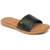 image:imageREEF Sunny Arrianah Womens Fashion Slide Sandal Soft Molded Footbed Arch SupportBlackTan