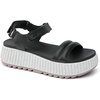 image:imageREEF Vista Higher Raya Womens Platform Sandal Adjustable Straps Soft Molded FootbedBlackWhite