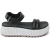image:imageREEF Vista Higher Raya Womens Platform Sandal Adjustable Straps Soft Molded FootbedBlackWhite