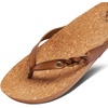 image:imageREEF Womens Cushion Court Twist Flip FlopsCoffee