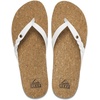 image:imageREEF Womens Cushion Court Twist Flip FlopsWhite