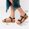 image:imageREEF Womens Cushion Rem Hi Platform SandalsBlacktan