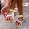 image:imageREEF Womens Cushion Rem Hi Platform SandalsMeringue