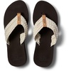image:imageREEF Womens Cushion Threads TX Flip FlopsVintage White