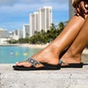 image:imageREEF Womens Orthotic Woven SandalsBlackWhite