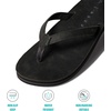 image:imageREEF Womens Solana Leather SandalsDusty Black