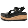 image:imageREEF Womens Vista Higher Luna Platform Sandal Adjustable StrapBlack Cork