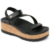 image:imageREEF Womens Vista Higher Luna Platform Sandal Adjustable StrapBlack Cork