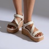image:imageREEF Womens Vista Higher Luna Platform Sandal Adjustable StrapBlack Cork